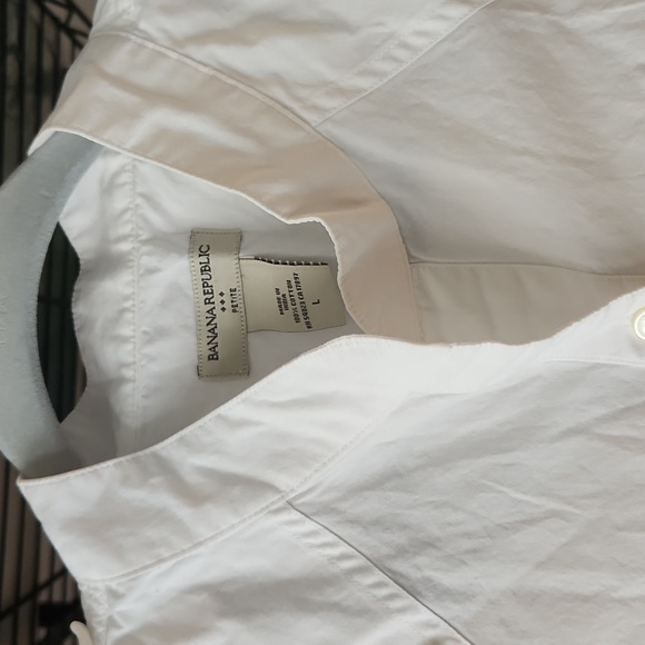 White cotton button down - Picture 5 of 8